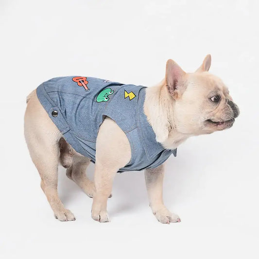 Chaleco Bordado Casual para Mascotas
