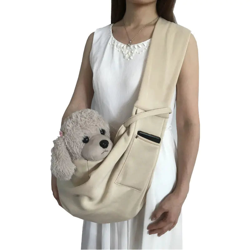Bolso de Hombro de Malla Transpirable para Mascotas