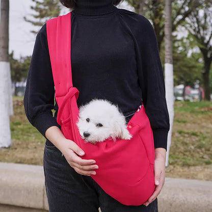Bolso de Hombro de Malla Transpirable para Mascotas
