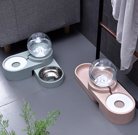 Cuenco automático de agua y alimento para Mascotas