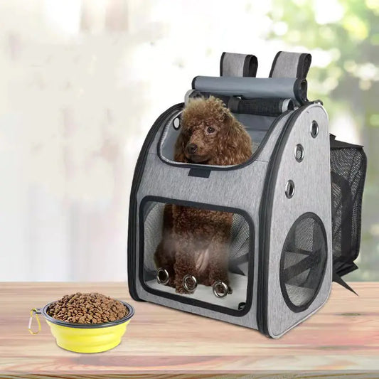 Mochila Plegable y Transpirable Portátil para Mascotas
