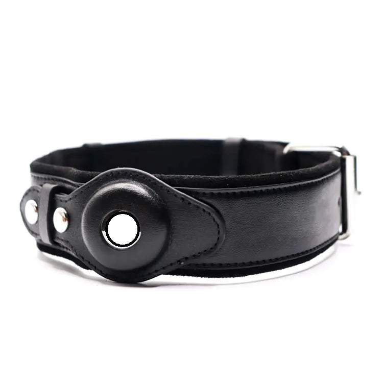 Collar para Perro de Cuero con Localizador