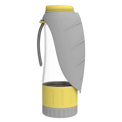 Botella de Agua y Comida portátil – Plegable y a Prueba de Fugas