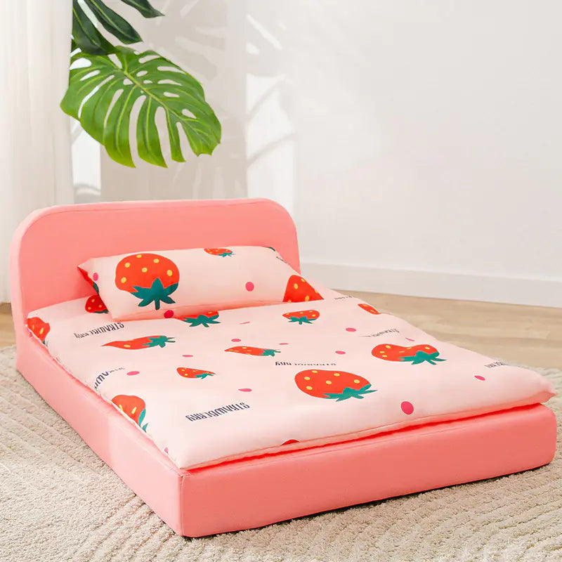 Cama Esponjosa Lavable y Extraíble para Mascotas Pequeñas/Medianas