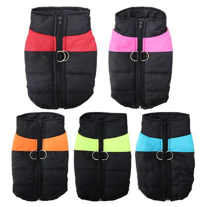 Traje de Esquí de Algodón Impermeable para Perros Grandes